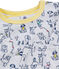 Pijama de punto para niño gris BELUGA/blanco MULTICO