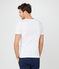 Camiseta manga corta de cuello pico para hombre blanco ECUME