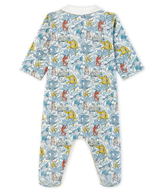 Pelele de punto para bebé niño blanco MARSHMALLOW/blanco MULTICO
