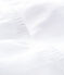 Juego de 2 pantalones blancos con pies de bebé de algodón orgánico blanco ECUME