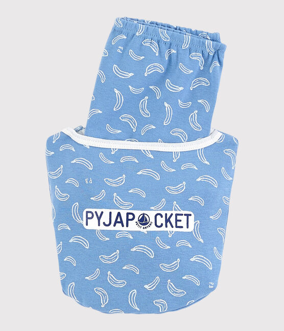 Pijama corto snugfit con estampado de plátanos de algodón de niño/niña variante 1