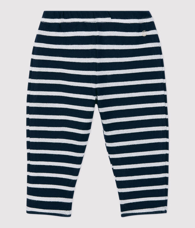 Pantal&oacute;n de algod&oacute;n de beb&eacute;. azul/MARSHMALLOW ARGENT BRILLANT