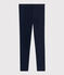 Jeggings de muletón para niña azul SMOKING