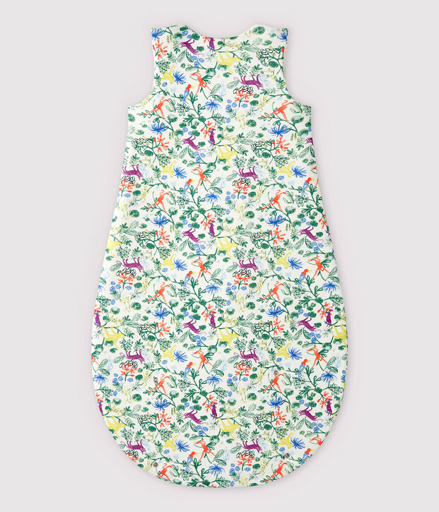 Saco de dormir de jungla de algod&oacute;n de beb&eacute; blanco/multicolor