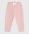 Pantalón liso de algodón para bebé rosa JOLI