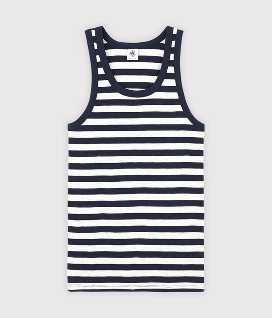 Camiseta de tirantes icónica para mujer azul SMOKING/gris BELUGA