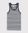Camiseta de tirantes icónica para mujer azul SMOKING/gris BELUGA