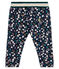 Pantalón de túbico estampado para bebé niña azul SMOKING/blanco MULTICO