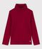 Jersey de cuello cisne de niña/niño rojo SANGRIA