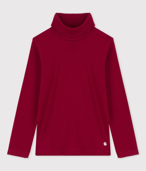 Jersey de cuello cisne de ni&ntilde;a/ni&ntilde;o rojo