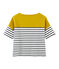 Jersey marinero manga corta para mujer amarillo BAMBOO/blanco MARSHMALLOW/ SMOKING