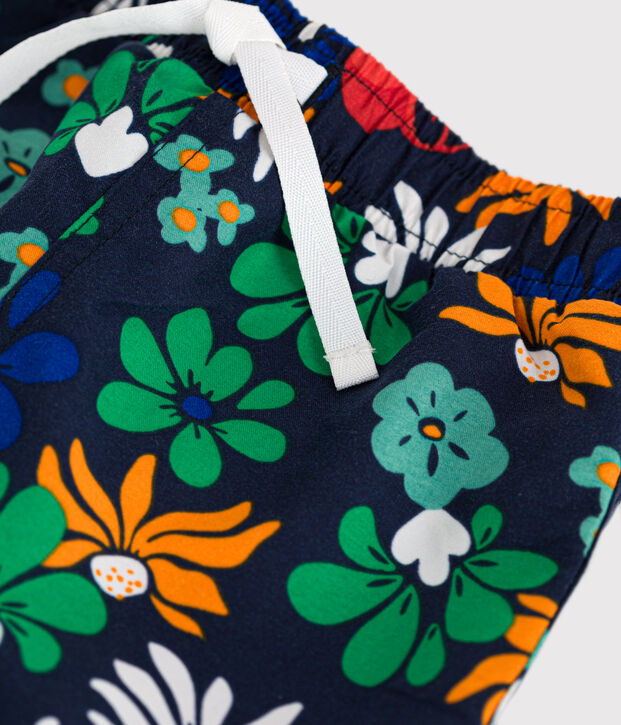 Pantal&oacute;n corto de ba&ntilde;o para beb&eacute; azul/multicolor