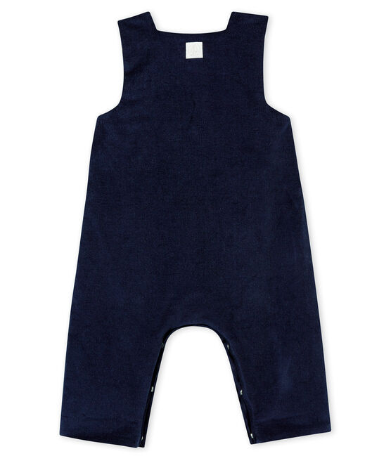 Peto de pana para bebé niño azul SMOKING