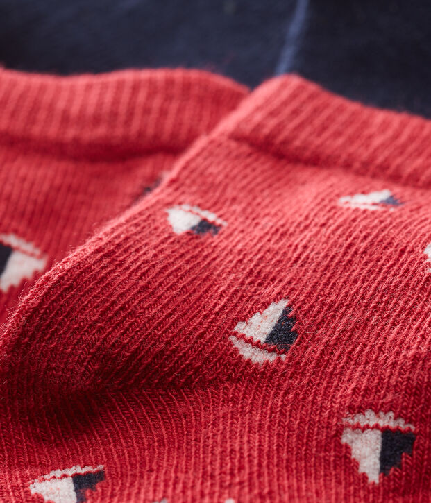 Lote de 2 pares de calcetines para beb&eacute; ni&ntilde;o multicolor
