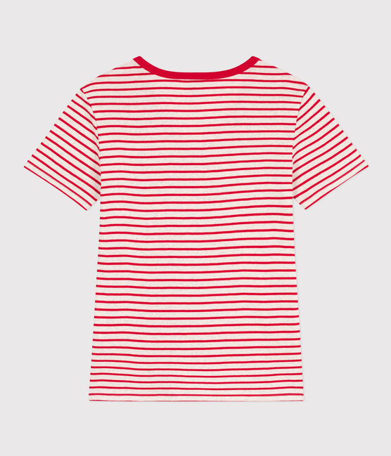 Camiseta LA ICONICA de algodón con cuello de pico para mujer MONTELIMAR/ PEPS