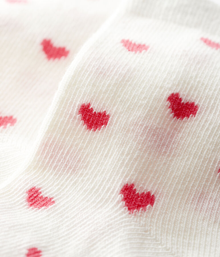 Juego de 2 pares de calcetines para beb&eacute; multicolor