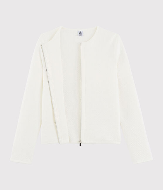 Cháqueta de punto para mujer blanco MARSHMALLOW