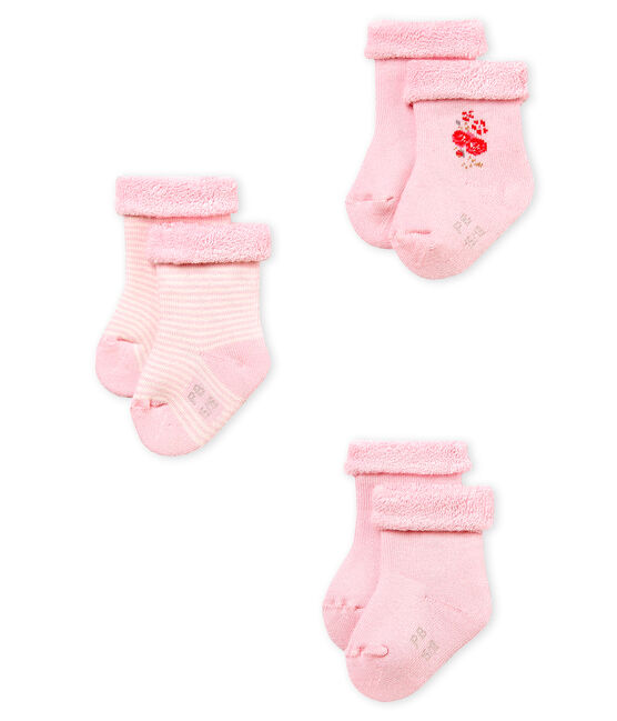 Lote de 3 pares de calcetines para bebé unisex variante 1