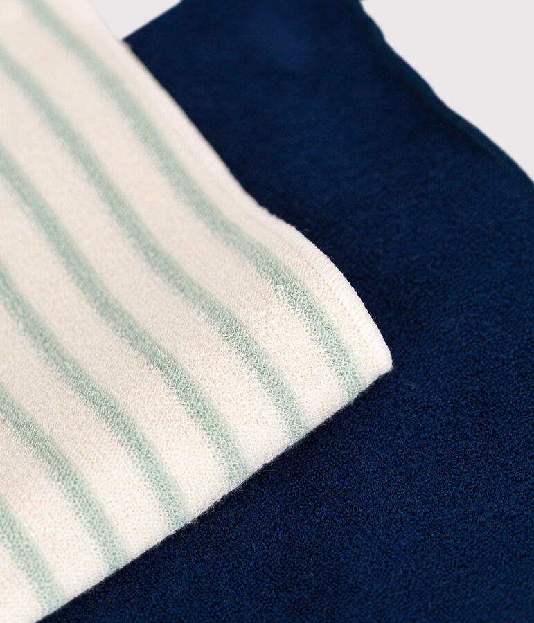 2 bandanas de rizo para beb&eacute; multicolor