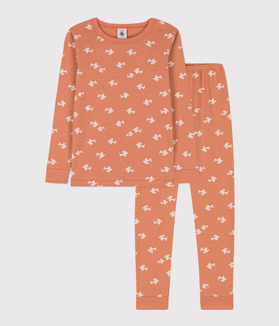 Pijama de algodón ajustado para niña SIENNA/ AVALANCHE
