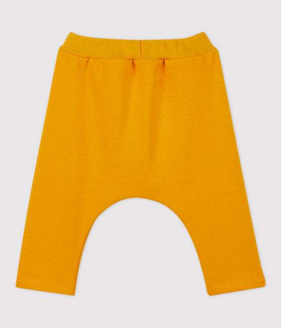 Pantalón de muletón de bebé. amarillo BOUDOR