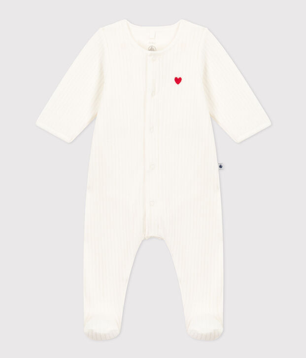 BODYJAMA UNISEX DE TERCIOPELO blanco