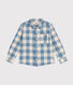 Camisa de franela para niño