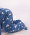 Pijama de mulet&oacute;n con estampado de corazones para beb&eacute; azul/blanco