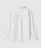 Camisa de algodón Oxford de niño blanco ECUME