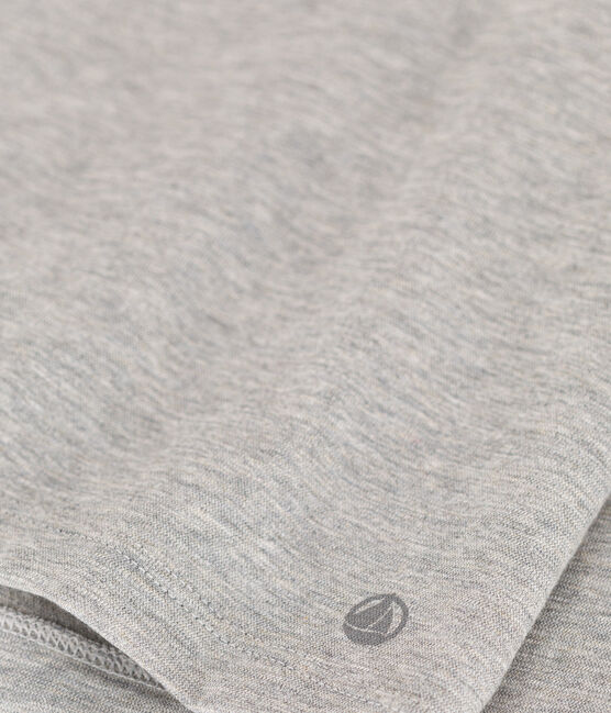 Blusa de algodón para niña gris CHATON CHINE