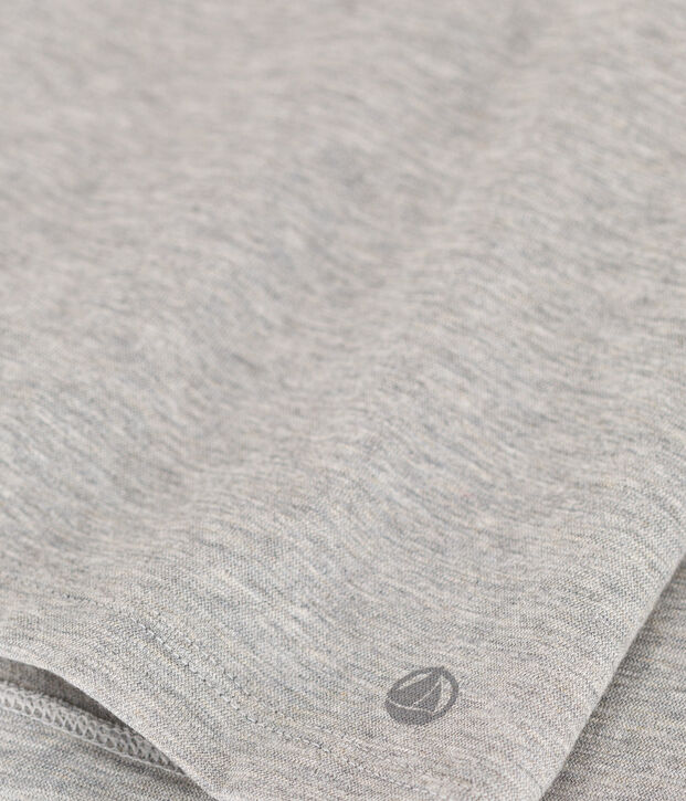 Blusa de algod&oacute;n para ni&ntilde;a gris