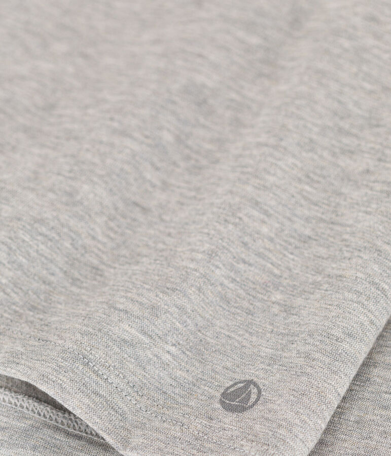 Blusa de algod&oacute;n para ni&ntilde;a gris CHATON CHINE