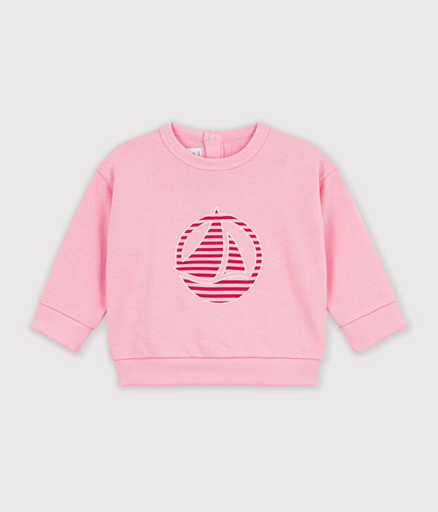 Sudadera lisa de algod&oacute;n con logo estampado para beb&eacute; CHARMI