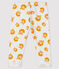 Pantalón de muletón para bebé niño blanco MARSHMALLOW/amarillo BOUDOR