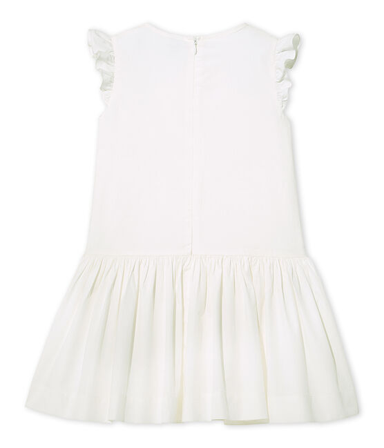 Robe de cérémonie fille blanco Lait