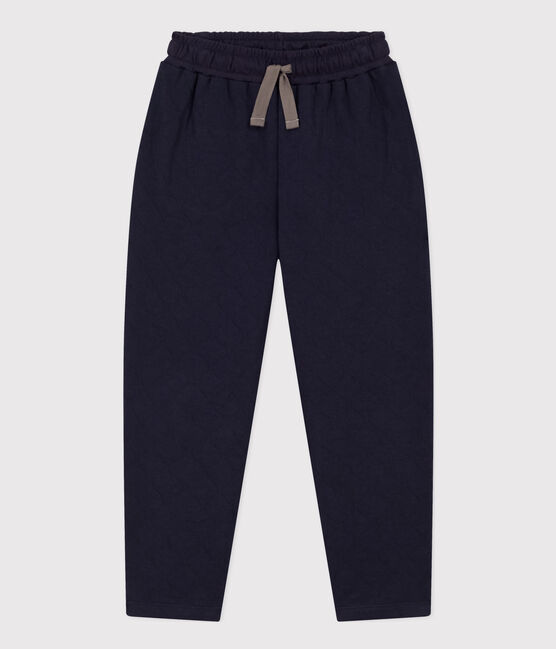Pantalón de túbico acolchado de niña / niño azul SMOKING