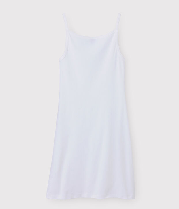 Vestido de tirantes para mujer blanco