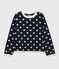 Sudadera de niña azul SMOKING/blanco MARSHMALLOW