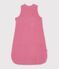Saco liso de terciopelo para beb&eacute; TOG 3 rosa