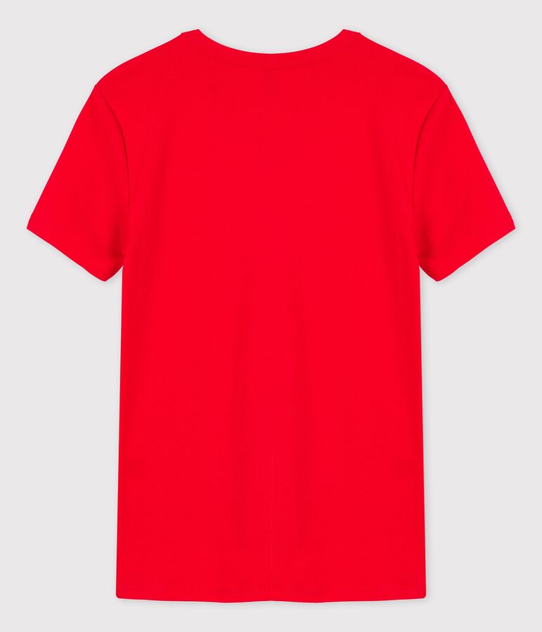 Camiseta L'ICONIQUE con cuello redondo de algod&oacute;n de mujer rojo
