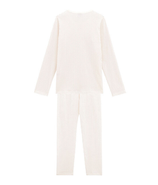 Pijama para niña blanco MARSHMALLOW/rojo TERKUIT