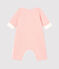 Mono largo para bebé de túbico acolchado rosa CHARME/blanco MARSHMALLOW