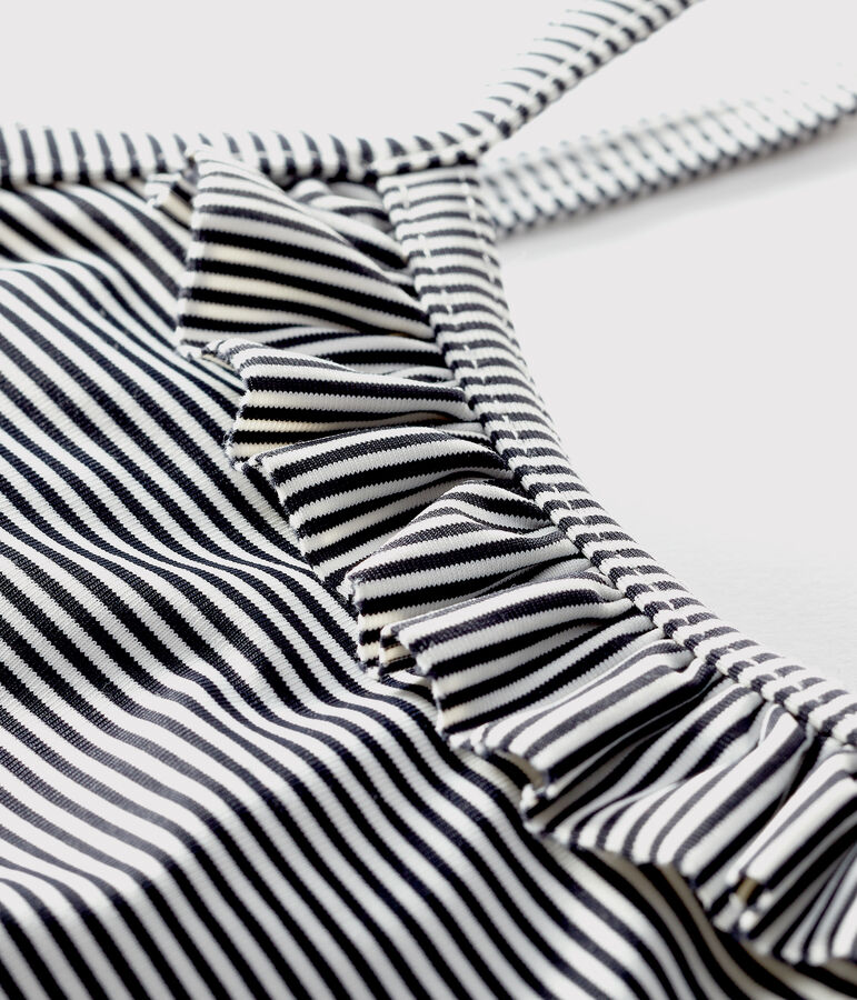 Traje de ba&ntilde;o UPF 50+ de beb&eacute; azul ABYSSE/blanco LAIT