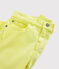 Pantalón de sarga de niño amarillo CITRONEL