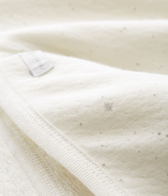 Capa de baño para bebé unisex blanco MARSHMALLOW