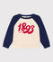Sudadera de felpa para niño/niña azul CHALOUPE/blanco AVALANCHE