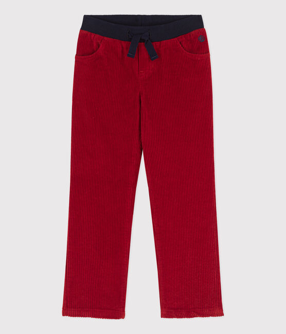 Pantalón de corte normal de pana de niño STOP