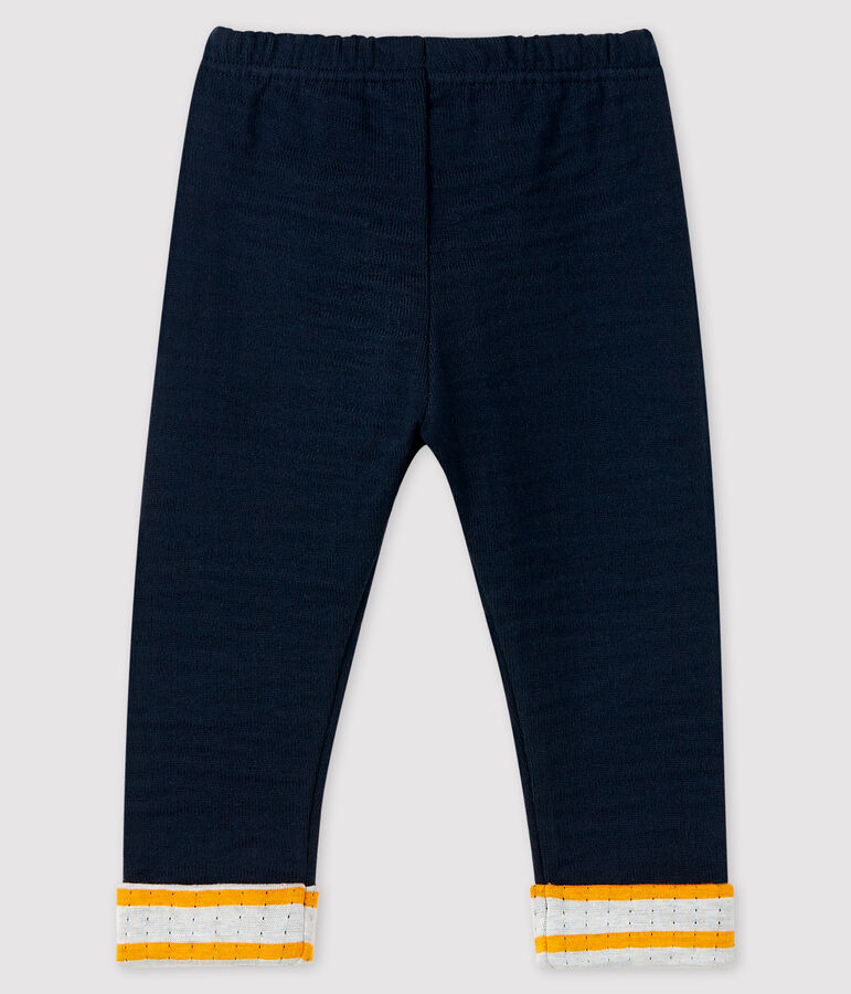 Pantal&oacute;n de tejido t&uacute;bico para beb&eacute; ni&ntilde;o azul