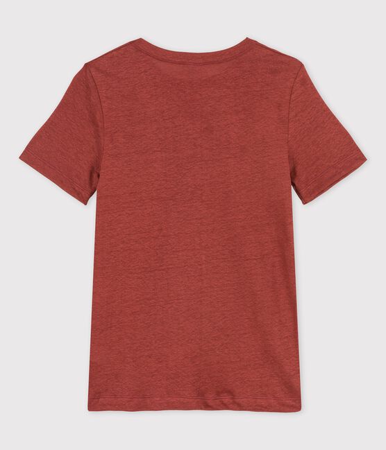 Camiseta L'ICONIQUE de lino de mujer marron OMBRIE
