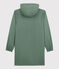 Chubasquero largo y ligero de material reciclado unisex verde THUYA